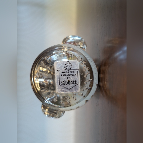 Abbott Vintage Studio Glass Owl Bubble Paperweight - Picture 4 of 4